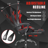 Homall Gaming Chair Massage Office Chair Computer Racing Chair High Back PU Leather Chair with Footrest