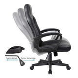 Homall Faux Leather Computer Gaming Chair Office Desk Chair with Lumbar Support