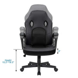 Homall Faux Leather Computer Gaming Chair Office Desk Chair with Lumbar Support