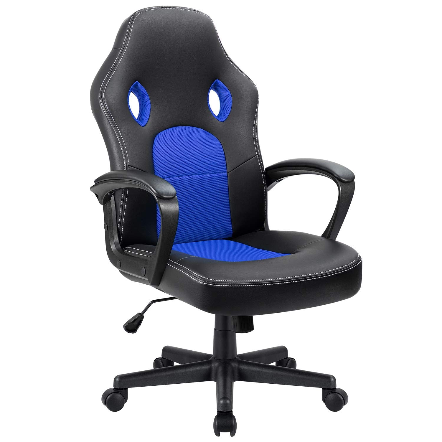 Homall Faux Leather Computer Gaming Chair Office Desk Chair with Lumbar Support