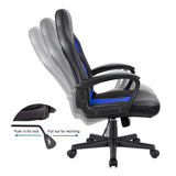 Homall Faux Leather Computer Gaming Chair Office Desk Chair with Lumbar Support