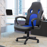 Homall Faux Leather Computer Gaming Chair Office Desk Chair with Lumbar Support