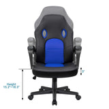 Homall Faux Leather Computer Gaming Chair Office Desk Chair with Lumbar Support