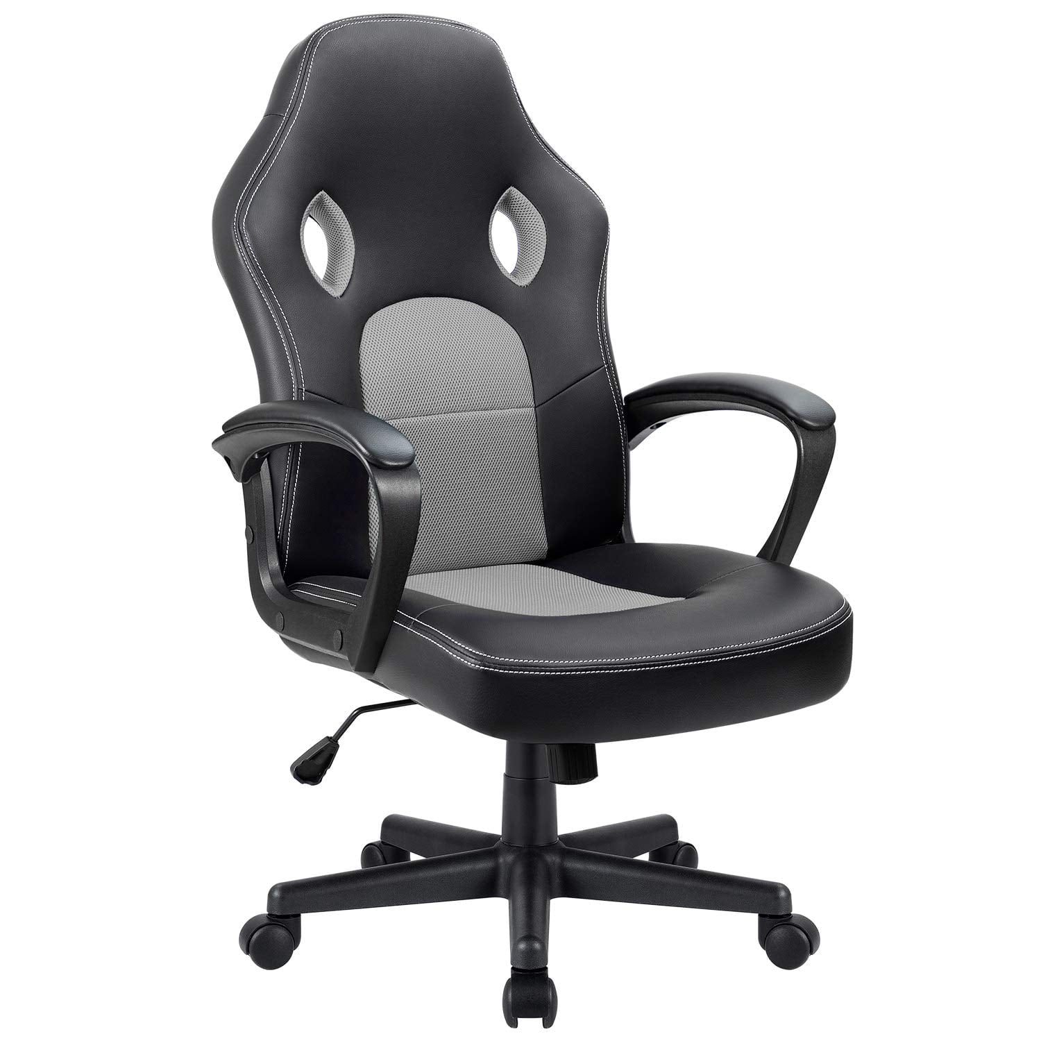 Homall Faux Leather Computer Gaming Chair Office Desk Chair with Lumbar Support