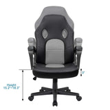 Homall Faux Leather Computer Gaming Chair Office Desk Chair with Lumbar Support