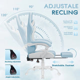 Homall Gaming Chair Massage Office Chair Computer Racing Chair High Back PU Leather Chair with Footrest