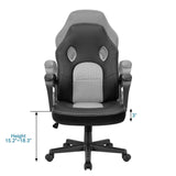 Homall Faux Leather Computer Gaming Chair Office Desk Chair with Lumbar Support