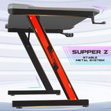 Homall Z-Shaped Gaming Desk Carbon Fiber Surface Desk with Cup Holder & Headphone Hook