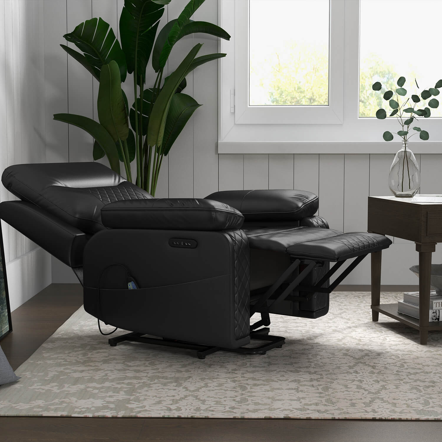 Homall Power Lift Chair, Dual Motor Lift Recliner with Massage and Heat Function