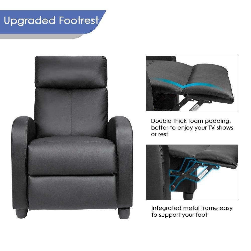 Homall Comfortable Home Theater Chair (Black) - HomallFurniture