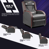 Homall Gaming Recliner Chair Racing Style Single Ergonomic Lounge Sofa PU Leather Reclining Home Theater Seat for Living Room