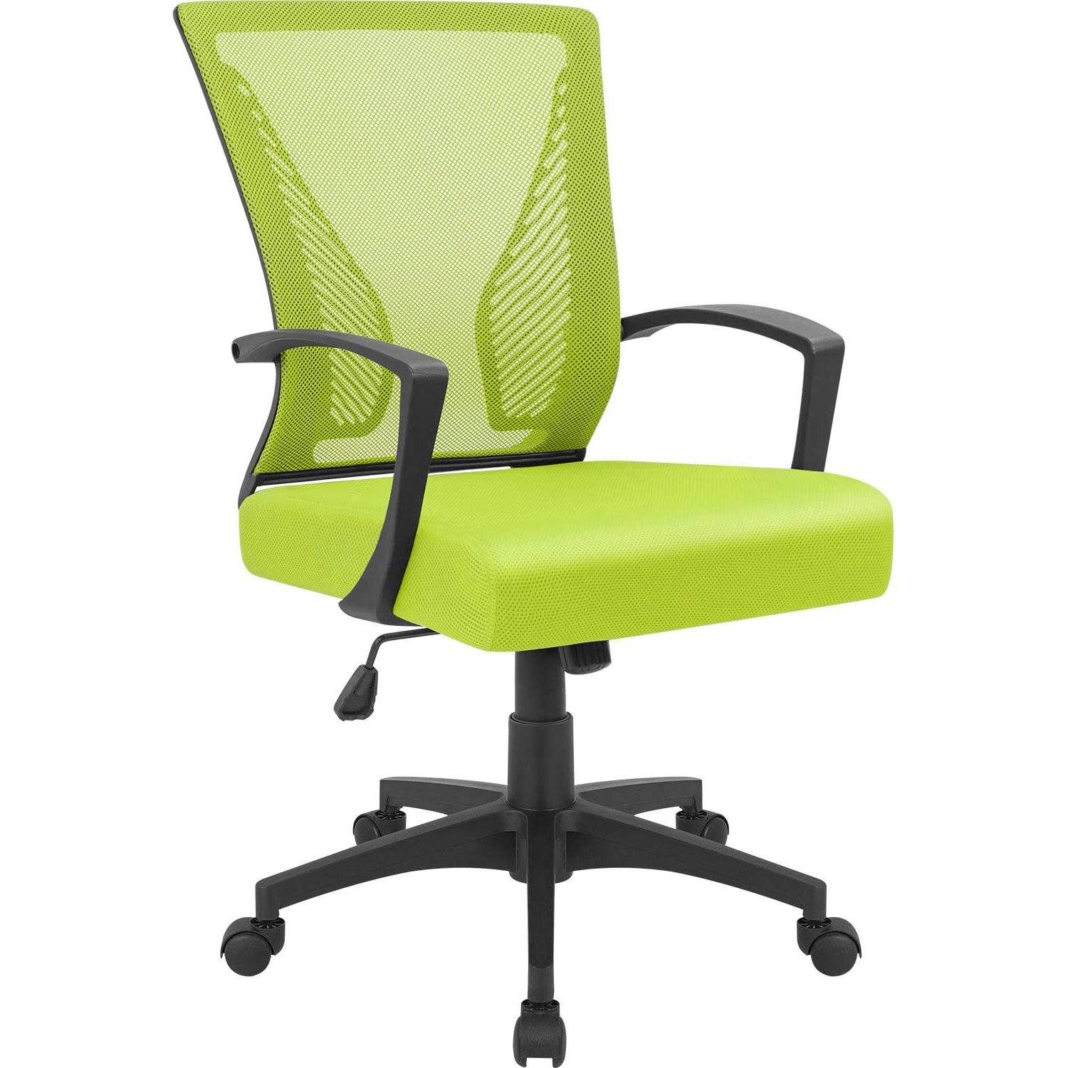 Homall Office Chair Mid Back Swivel Lumbar Support Desk Chair, Computer Ergonomic Mesh Chair with Armrest
