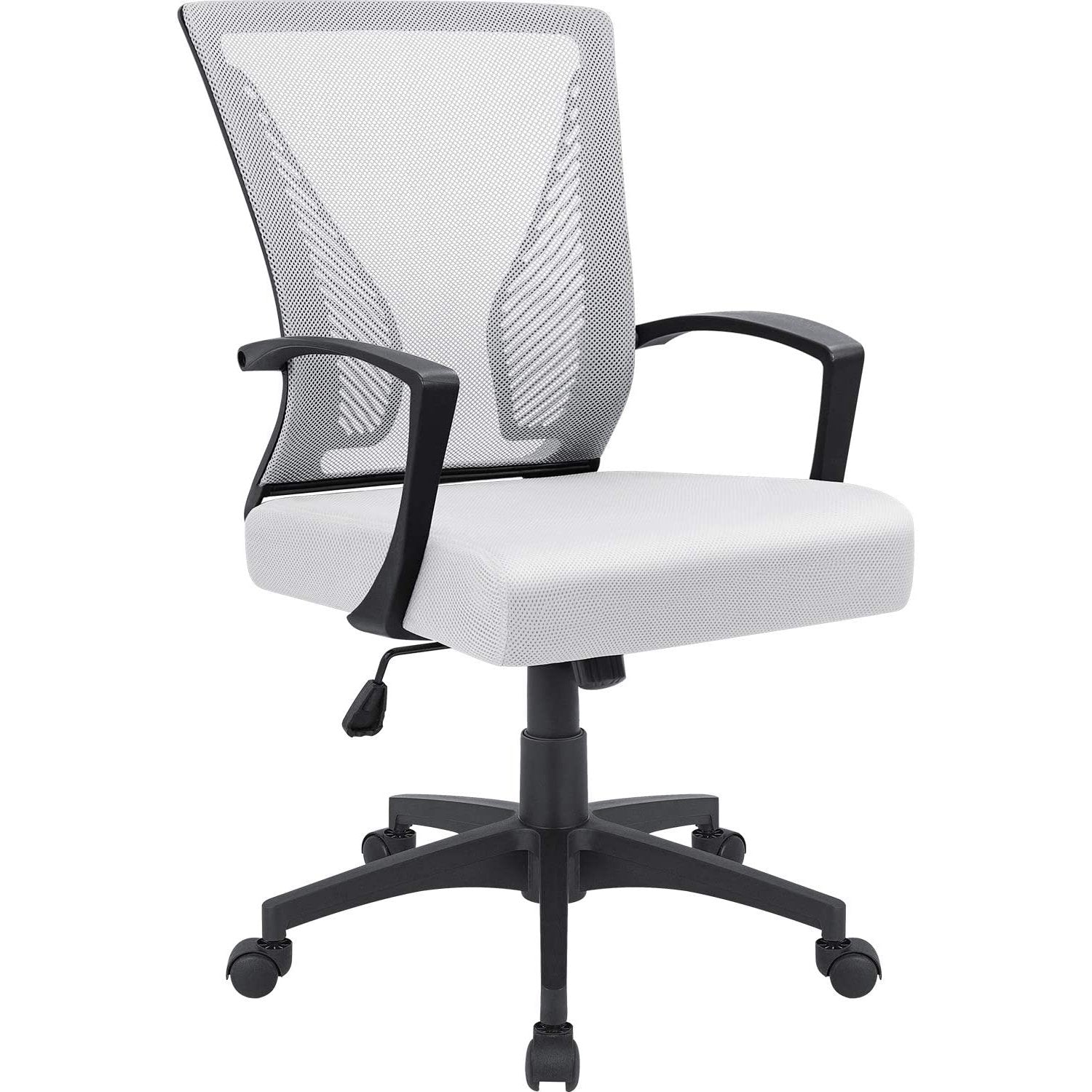 Homall Office Chair Mid Back Swivel Lumbar Support Desk Chair, Computer Ergonomic Mesh Chair with Armrest