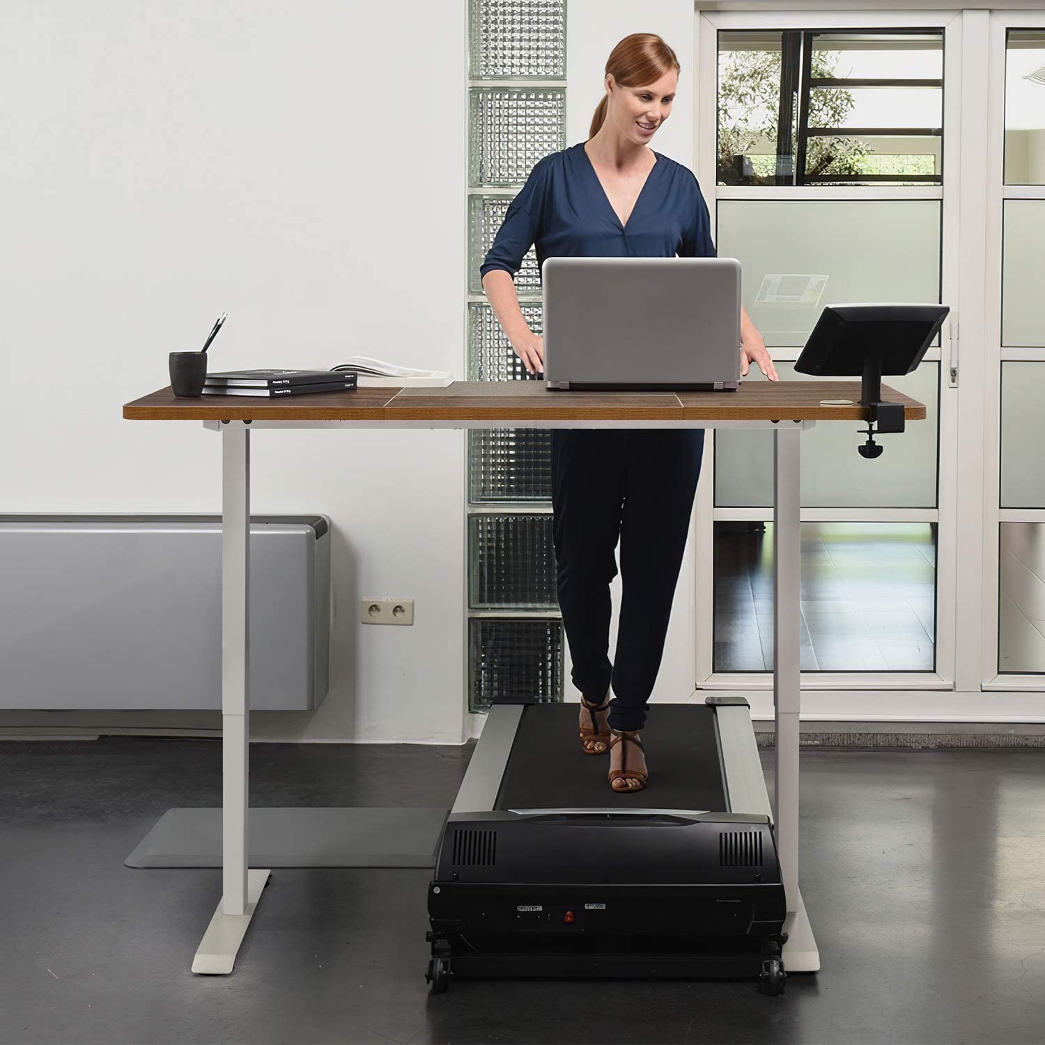 Homall Electric Height Adjustable Standing Desk Home Office Workstation, 55 Inches