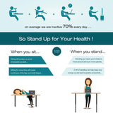 Homall Electric Height Adjustable Standing Desk Home Office Workstation, 55 Inches