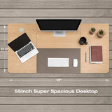 Homall Electric Height Adjustable Standing Desk Home Office Workstation, 55 Inches