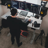 Homall Electric Height Adjustable Standing Desk Home Office Workstation, 55 Inches