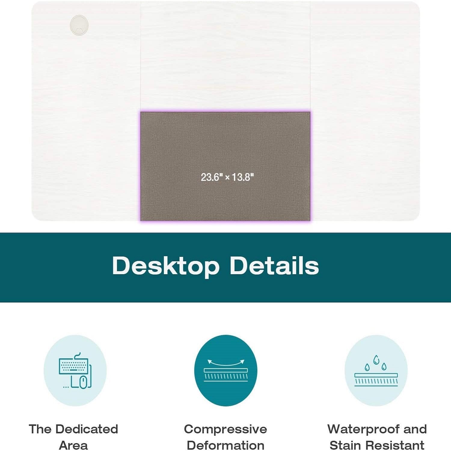 Homall Electric Height Adjustable Standing Desk Home Office Workstation, 55 Inches