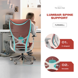Furniwell Ergonomic Office Chair Red