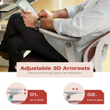 Furniwell Ergonomic Office Chair Red