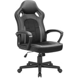 Homall Gaming Chair Ergonomic Executive Office Desk Chair High Back Leather Swivel Computer Racing Chair with Lumbar Support