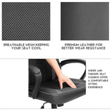 Homall Gaming Chair Ergonomic Executive Office Desk Chair High Back Leather Swivel Computer Racing Chair with Lumbar Support