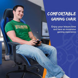 Homall Gaming Chair High-Back PU Leather Racing Chair Ergonomic Computer Desk Executive Home Office Chair with Headrest and Lumbar Support
