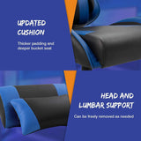 Homall Gaming Chair High-Back PU Leather Racing Chair Ergonomic Computer Desk Executive Home Office Chair with Headrest and Lumbar Support