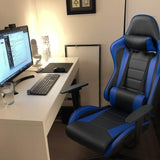 Homall Gaming Chair High-Back PU Leather Racing Chair Ergonomic Computer Desk Executive Home Office Chair with Headrest and Lumbar Support
