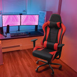 Homall Gaming Chair High-Back PU Leather Racing Chair Ergonomic Computer Desk Executive Home Office Chair with Headrest and Lumbar Support