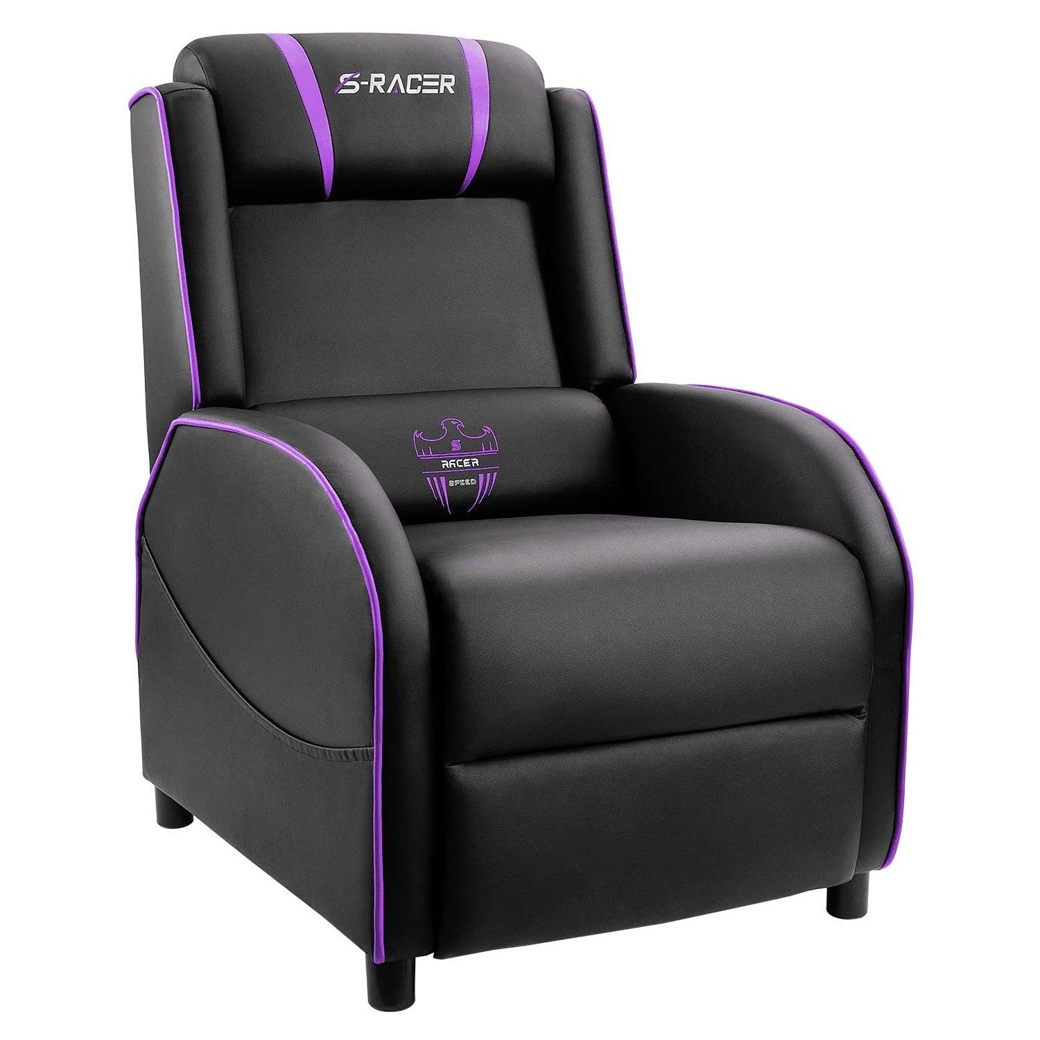 Homall Gaming Recliner Chair PU Leather, Home Theater Seating