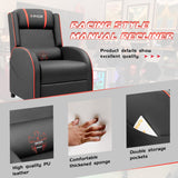 Homall Gaming Recliner Chair PU Leather, Home Theater Seating