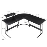 Homall 51.2" L-shaped Computer Desk Large Corner Home Office Desk