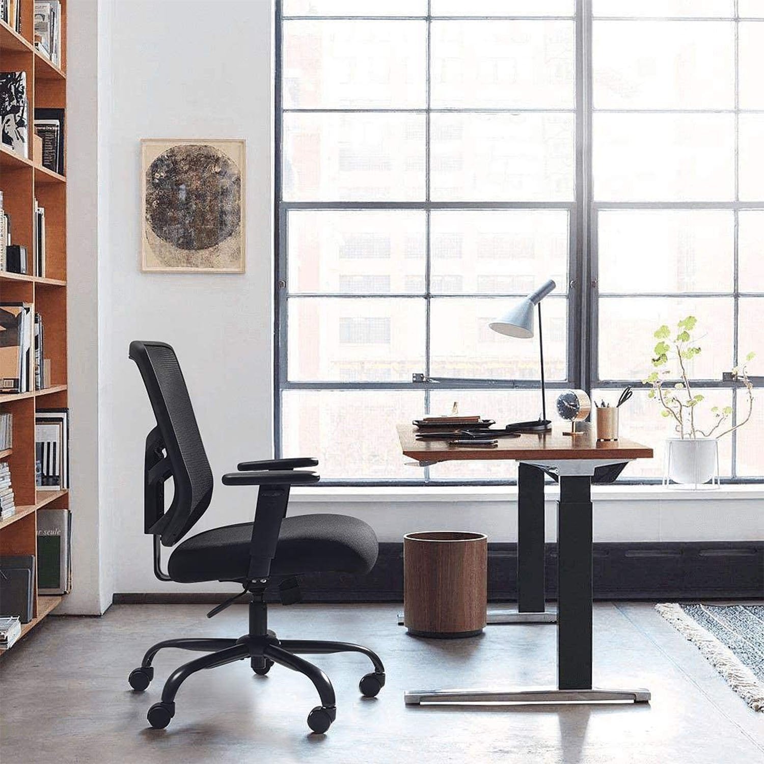 Homall Mesk Office Chair with Adjustable Armrests, Swivel Conference Chair