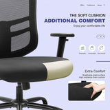 Homall Mesk Office Chair with Adjustable Armrests, Swivel Conference Chair