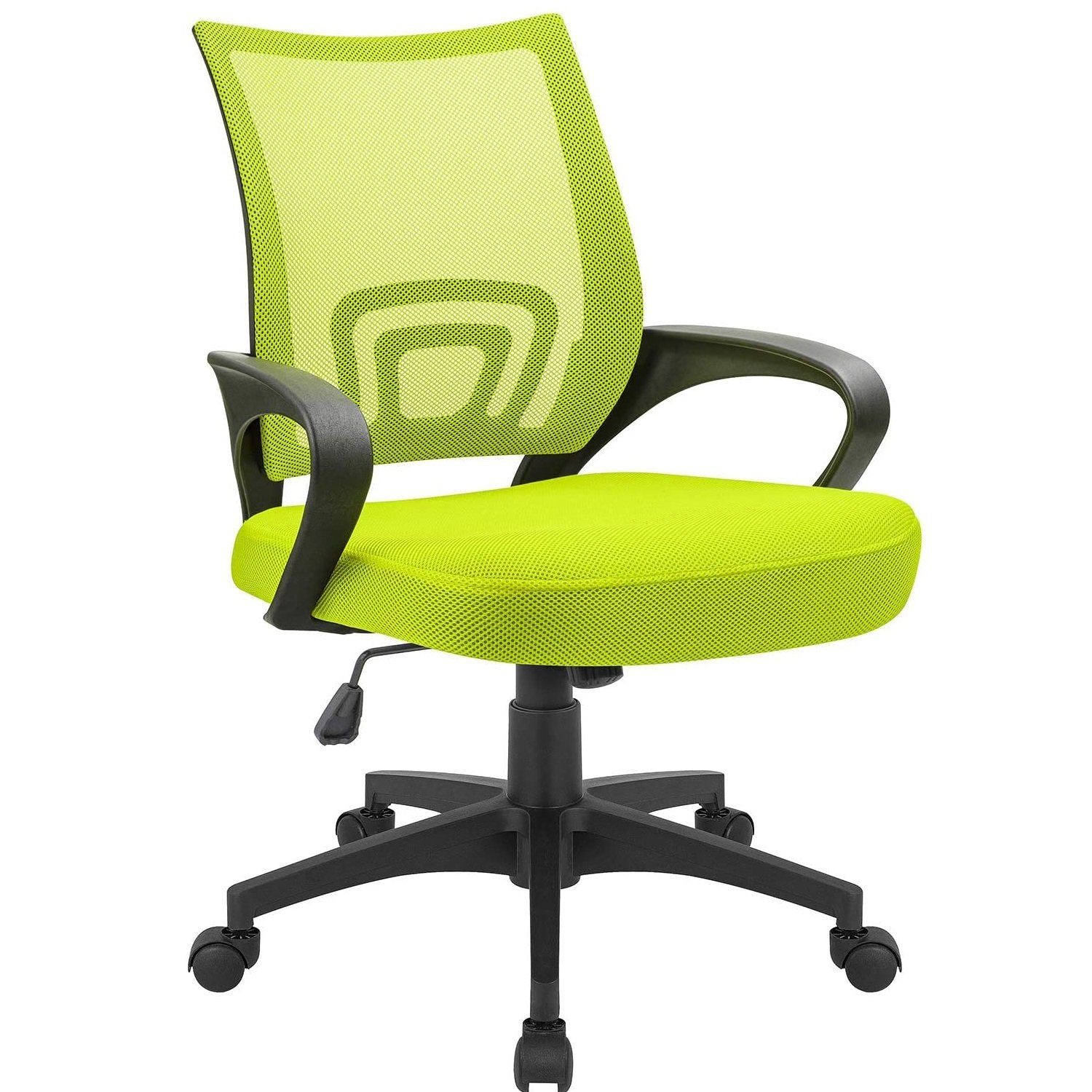 Homall Office Chair Ergonomic Mid Back Swivel Mesh Chair Height Adjustable Lumbar Support Computer Desk Chair with Armrest