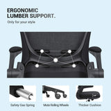 Homall Office Desk Chair Ergonomic Mesh Chair with Flip-up Arms and Adjustable Height