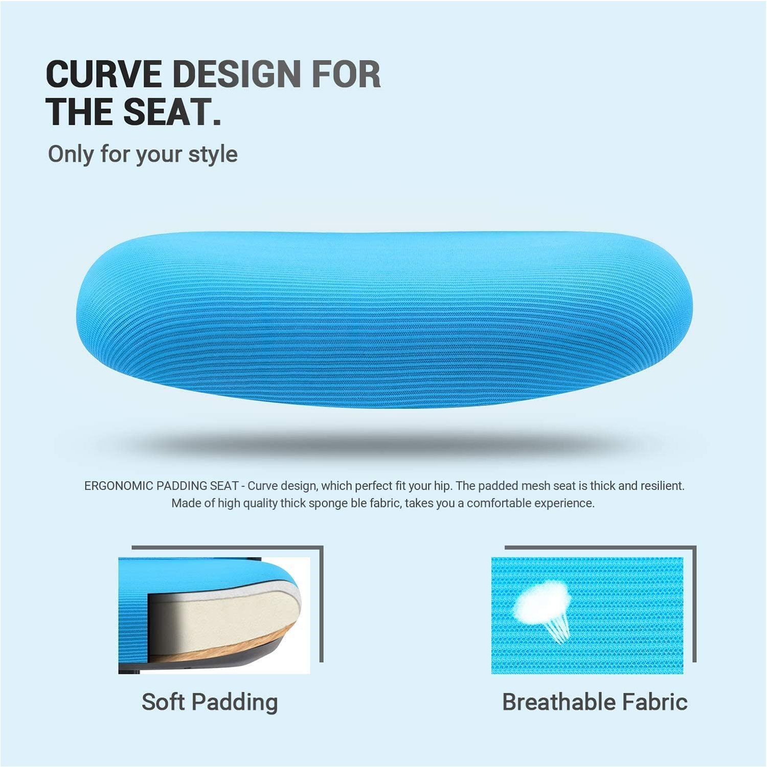 Homall Office Desk Chair Ergonomic Mesh Chair with Flip-up Arms and Adjustable Height