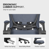 Homall Office Desk Chair Ergonomic Mesh Chair with Flip-up Arms and Adjustable Height