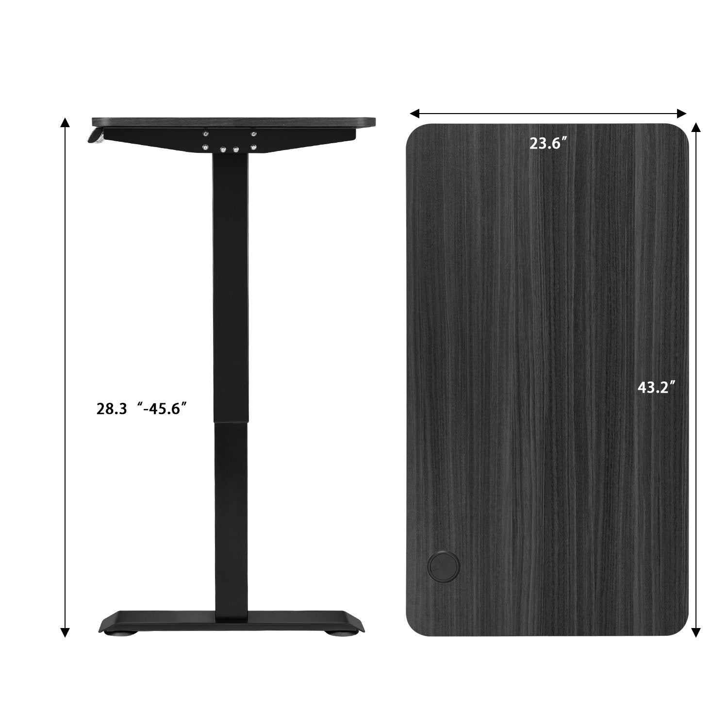 Homall Electric Standing Desk, Height Adjustable 43 Inches Office Desk