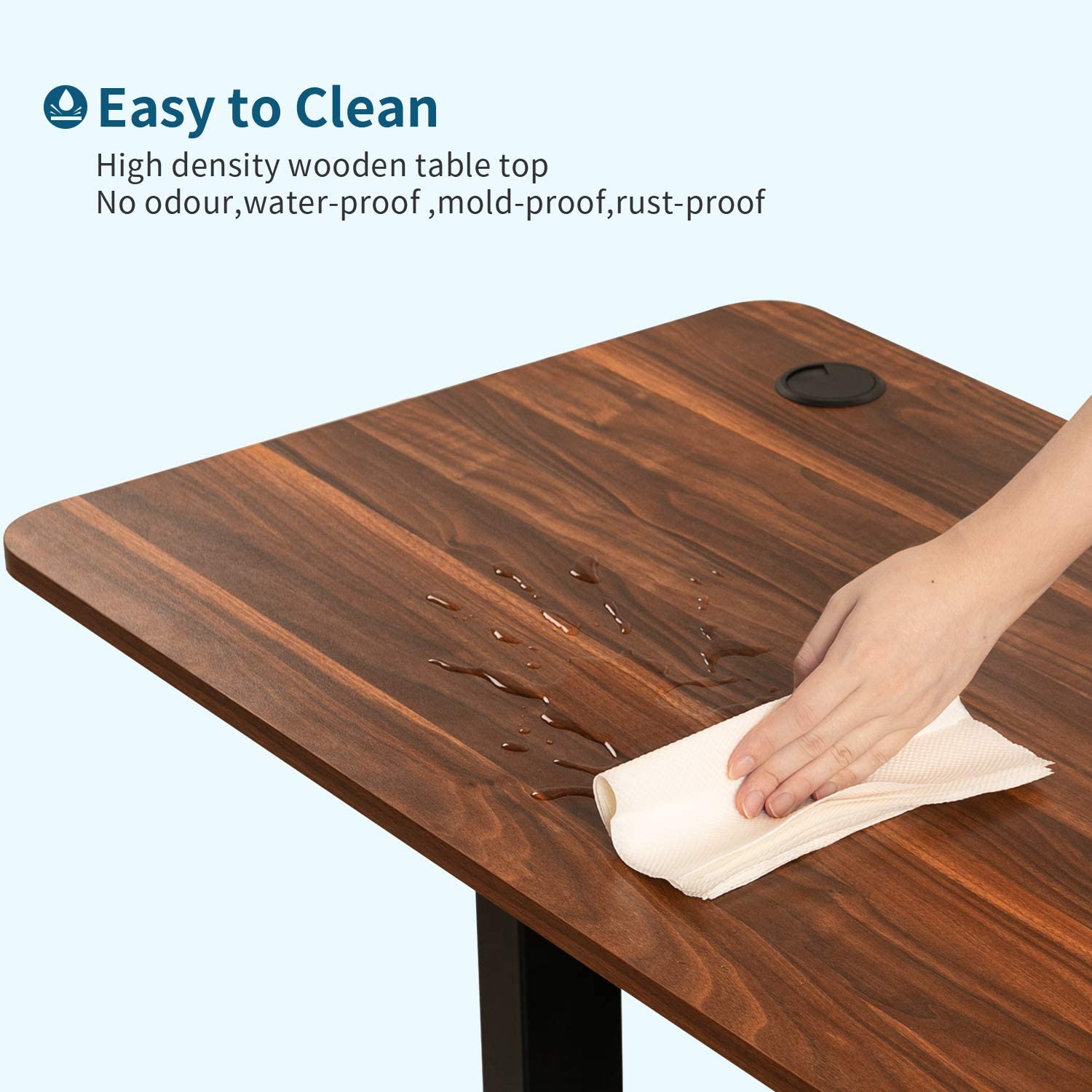 Homall Electric Standing Desk, Height Adjustable 43 Inches Office Desk