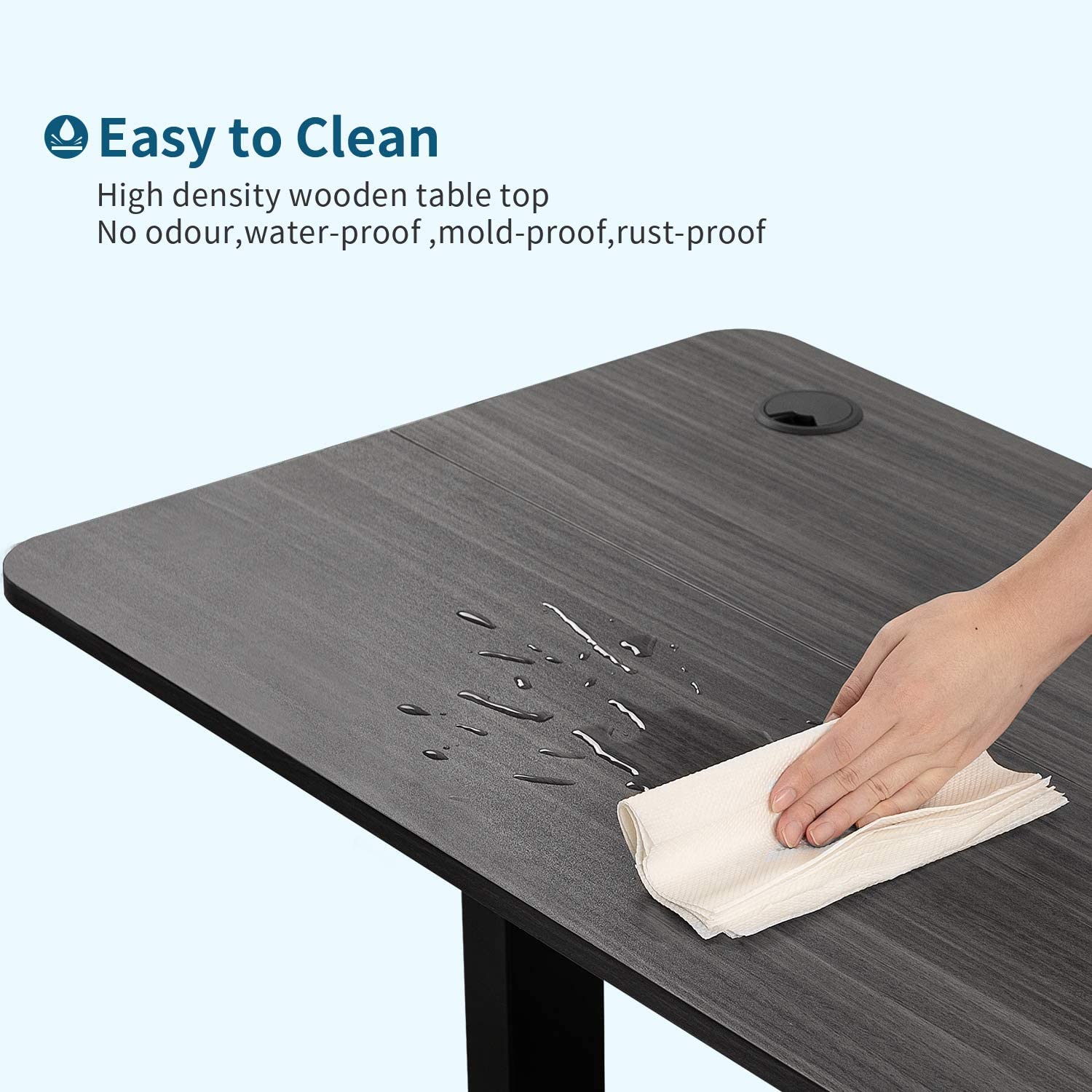 Homall Electric Standing Desk, Height Adjustable 43 Inches Office Desk