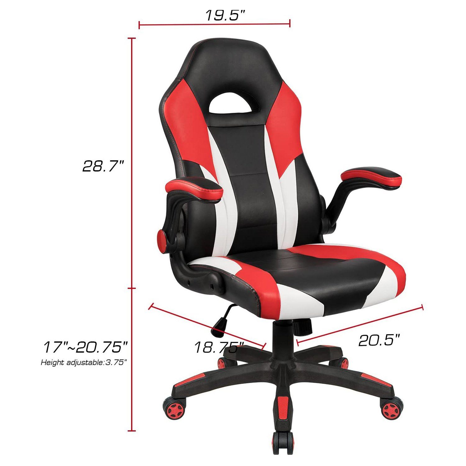 Homall Gaming Chair High Back Leather Racing Computer Chair
