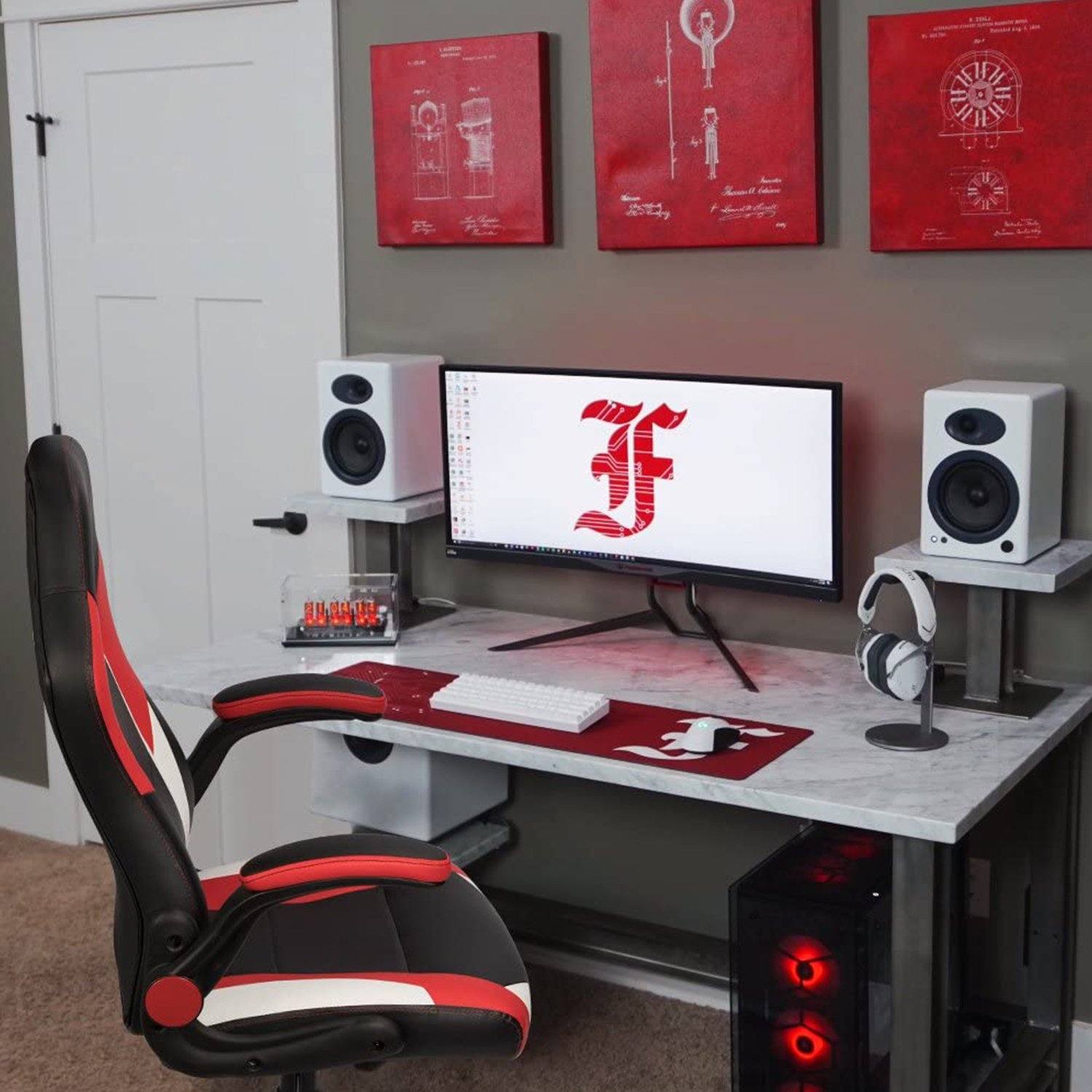 Homall Gaming Chair High Back Leather Racing Computer Chair