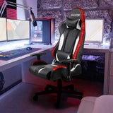 Homall Gaming Chair RGB Lighting High Back Computer Chair PU Leather Desk Chair PC Racing LED Ergonomic Adjustable Swivel Task Chair