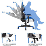 Homall Gaming Chair S-racer Chair Ergonomic High Back Computer Chair PU Leather Racing Chair-