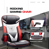 Homall Rocking Gaming Chair Racing Computer Game Chairs Office Adjustable Swivel High Back PC Gamer Chair Armrest Support for Adult