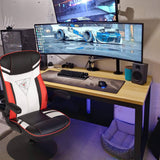 Homall Rocking Gaming Chair Racing Computer Game Chairs Office Adjustable Swivel High Back PC Gamer Chair Armrest Support for Adult