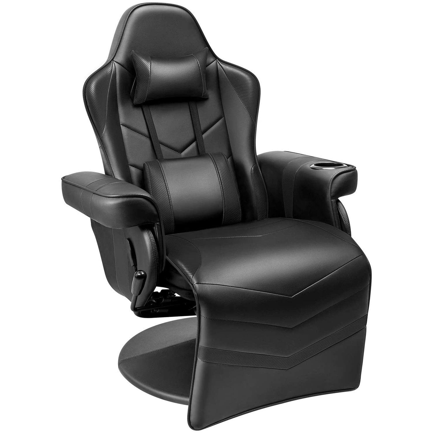Homall Gaming Chair Computer Recliner Chair Racing Style Pu Leather Ergonomic with Footrest Headrest and Lumbar Support