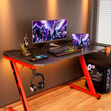 Homall 44in Gaming Desk Z Shaped PC Gaming Table Home Office Workstation